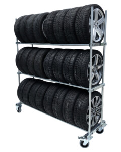 BMT-Tire-Cart-Profi-3-levels-24-tires-Wheel-tyre-transport-rack-shelf-mobile-storage