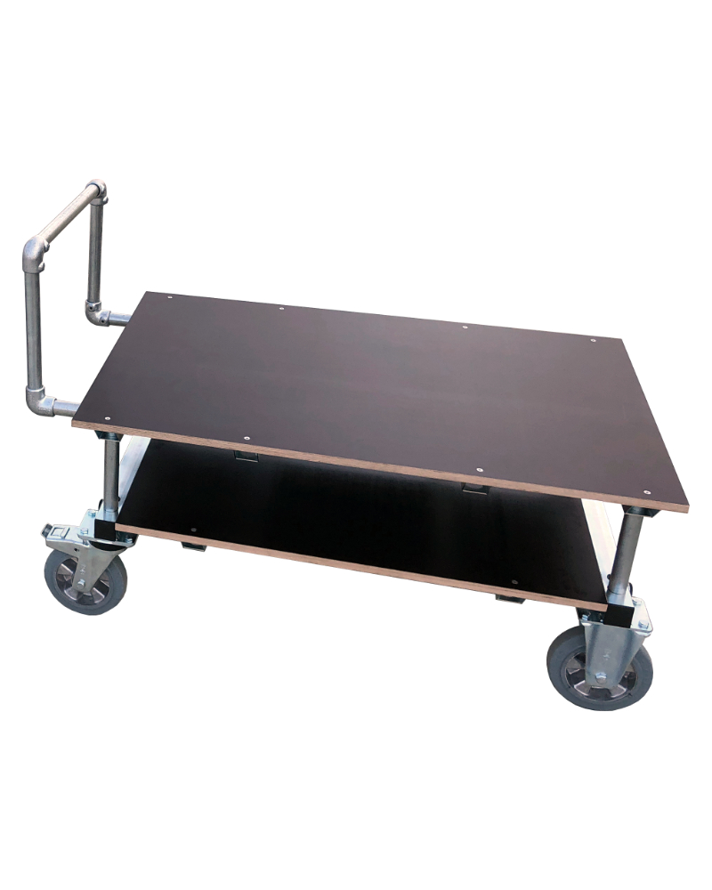 Tischwagen-Sonderanfertigung-höhenverstellbar-individuell-Transportwagen