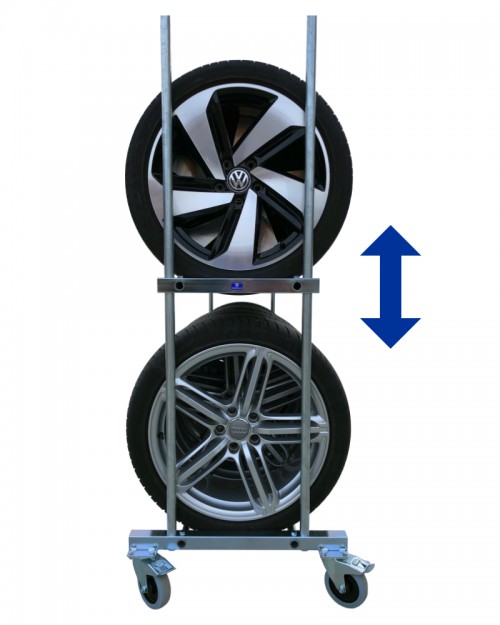 BMT-Reifenwagen-Basic-stufenlos-höhenverstellbar-PKW-SUV-Reifen