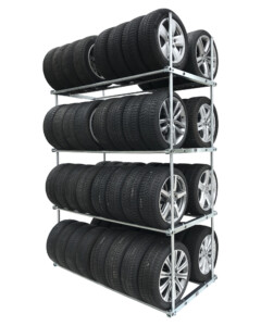 BMT-Tire-Rack-Double-4-levels-Base-Rack-Wheel-Storage-Shelf-Shelves-car-dealer-automotive-workshop