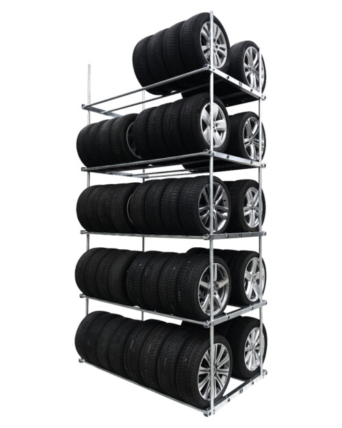 BMT-Tire-Rack-Double-XL-5-levels-Base-Rack-Tyre-Shelf-Shelves-Racks-Storage-Manufacturer-Industry