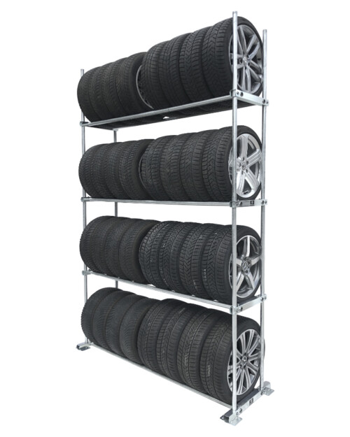 BMT-Tire-Rack-Single-4-levels-Base-Rack-Wheel-Shelf-Shelves-Tire-Storage
