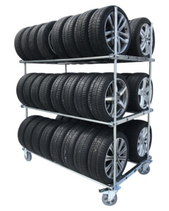 BMT Tire Cart Giant XL - 3 levels - 48 tires