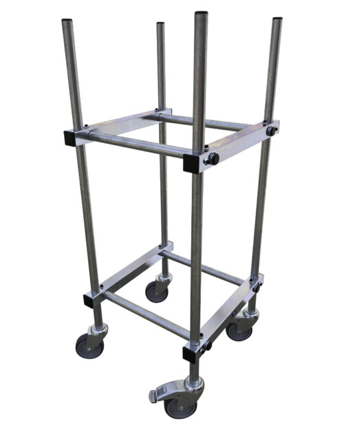 BMT-Beverage-Crate-Cart-2-levels-2-crates-beverage-crate-rack-rollable-mobile-with-castors-rollers-stable