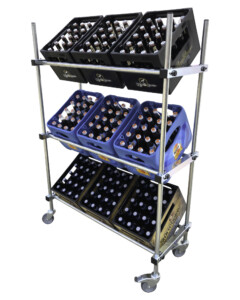 BMT-Beverage-Crate-Cart-3-levels-9-crates-beverage-crate-rack-rollable-mobile-with-castors-rollers-stable-steel-metal-industry-galvanized