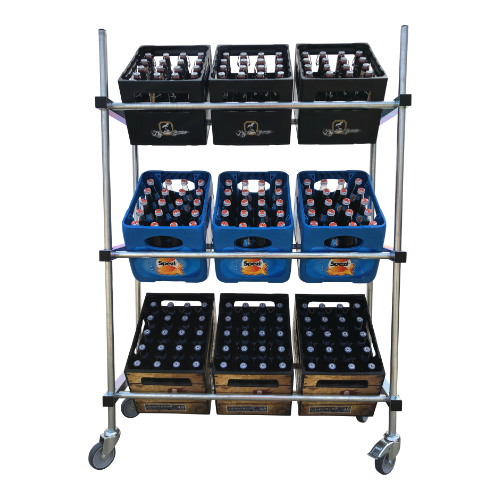 BMT-Beverage-Crate-Cart-mobile-beverage-crate-rack-shelf-shelves-with-castors-rollers